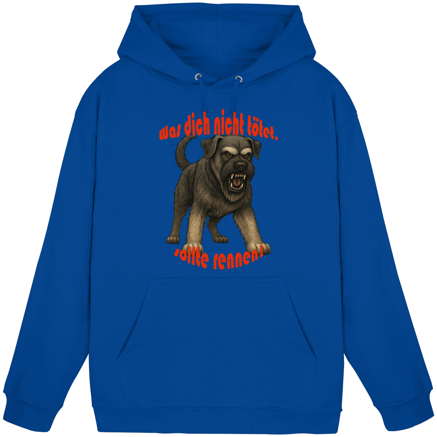 Hoodie Riesenschnauzer Pfeffersalz "Was dich nicht tötet" - Basic Unisex Hoodie