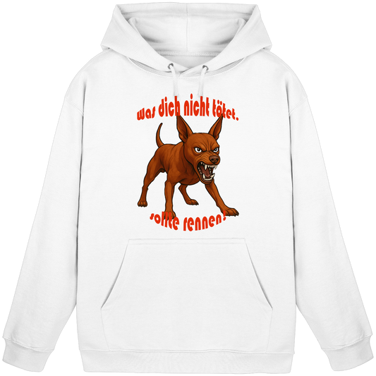 Hoodie Zwergpinscher Rot "Was dich nicht tötet" - Basic Unisex Hoodie