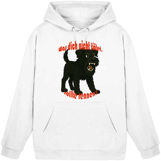 Hoodie Schnauzer Schwarz "Was dich nicht tötet" - Basic Unisex Hoodie