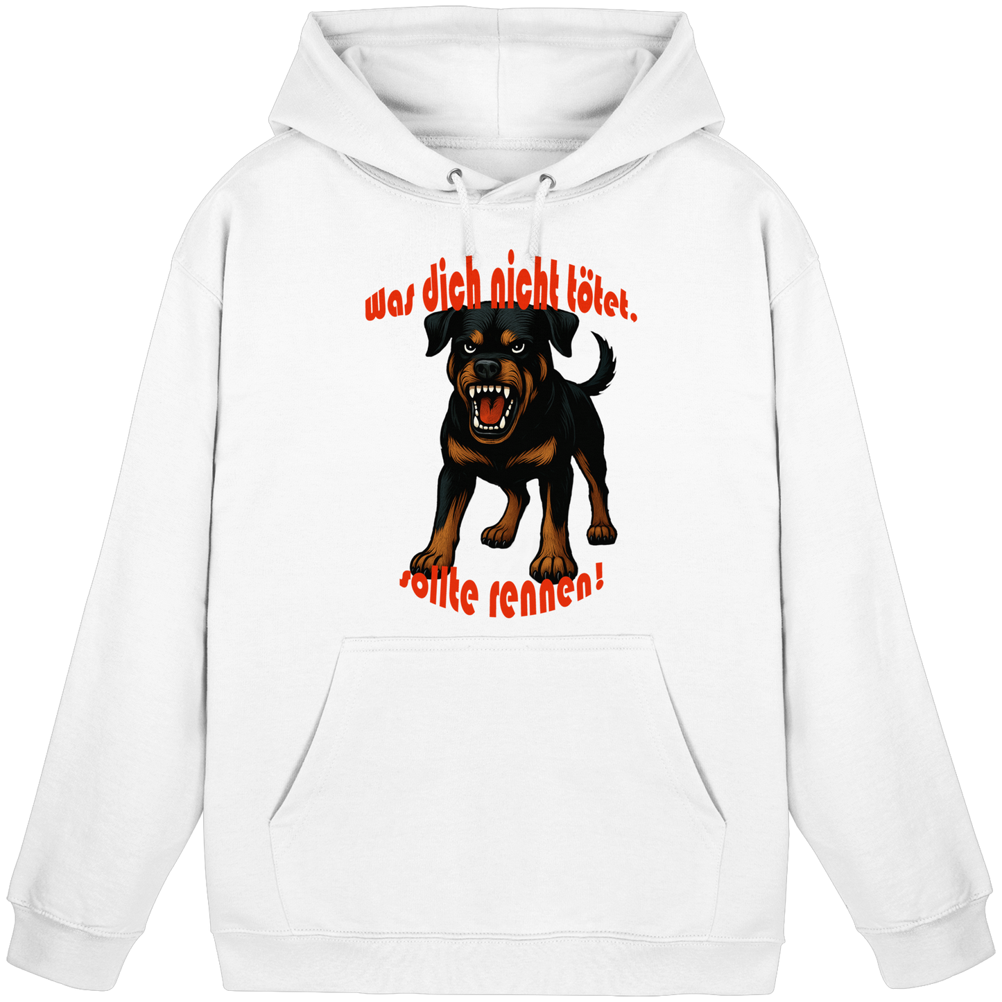 Hoodie Rottweiler "Was dich nicht tötet" - Basic Unisex Hoodie