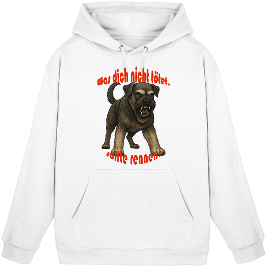 Hoodie Riesenschnauzer Pfeffersalz "Was dich nicht tötet" - Basic Unisex Hoodie
