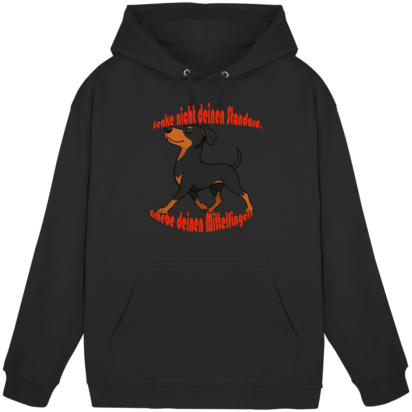 Hoodie Deutscher Pinscher Schwarzrot "Standard" - Basic Unisex Hoodie