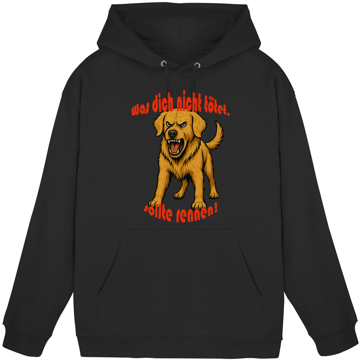 Hoodie Golden Retriever "Was dich nicht tötet" - Basic Unisex Hoodie