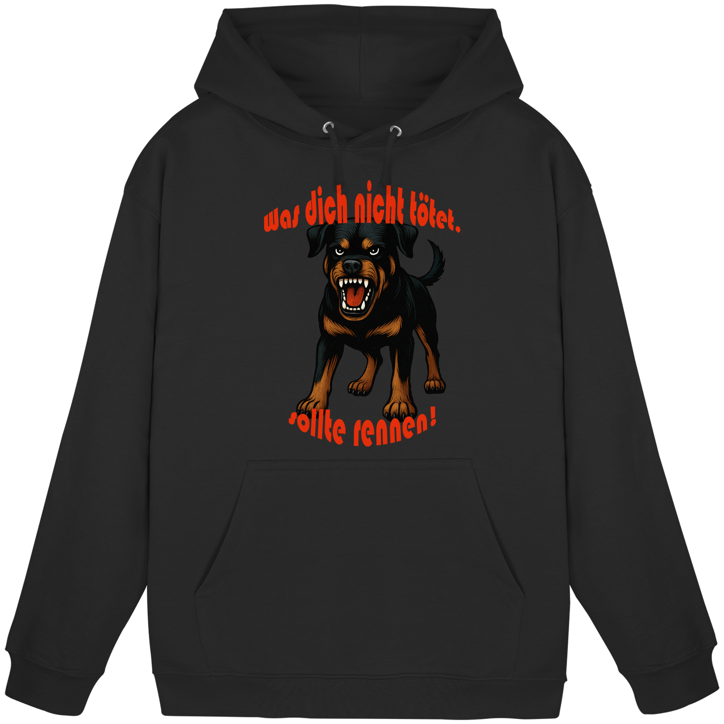 Hoodie Rottweiler "Was dich nicht tötet" - Basic Unisex Hoodie