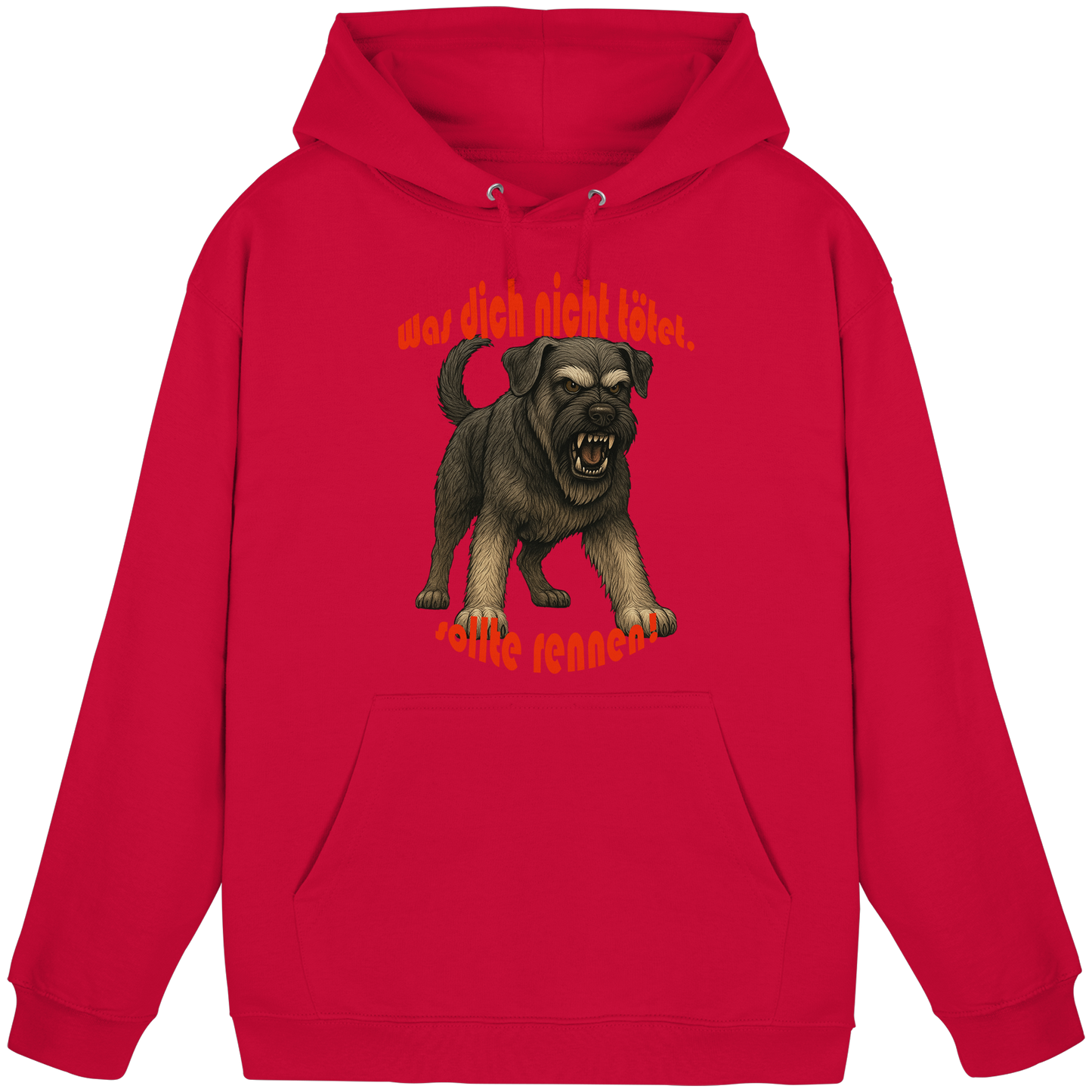 Hoodie Riesenschnauzer Pfeffersalz "Was dich nicht tötet" - Basic Unisex Hoodie