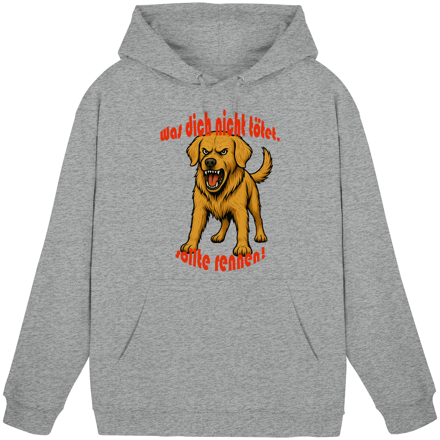 Hoodie Golden Retriever "Was dich nicht tötet" - Basic Unisex Hoodie