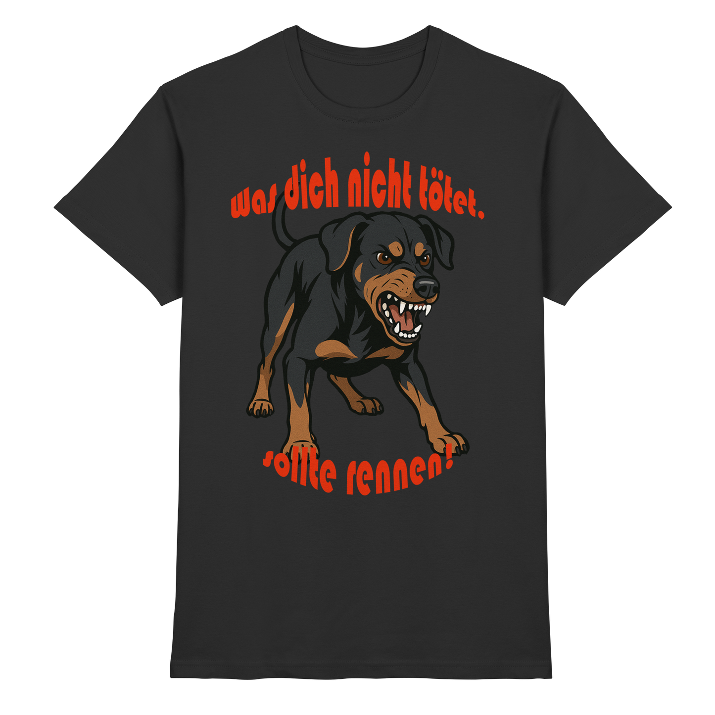 T-Shirt Deutscher Pinscher SR "Was dich nicht tötet" - Premium Shirt