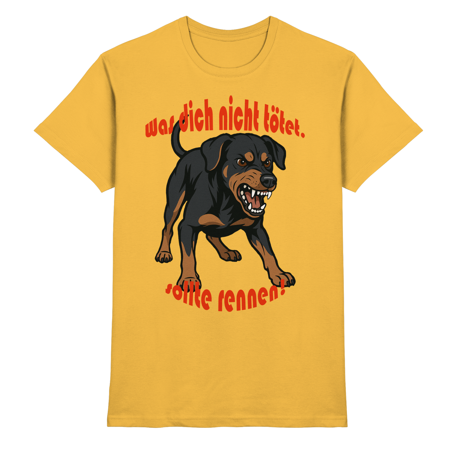 T-Shirt Deutscher Pinscher SR "Was dich nicht tötet" - Premium Shirt