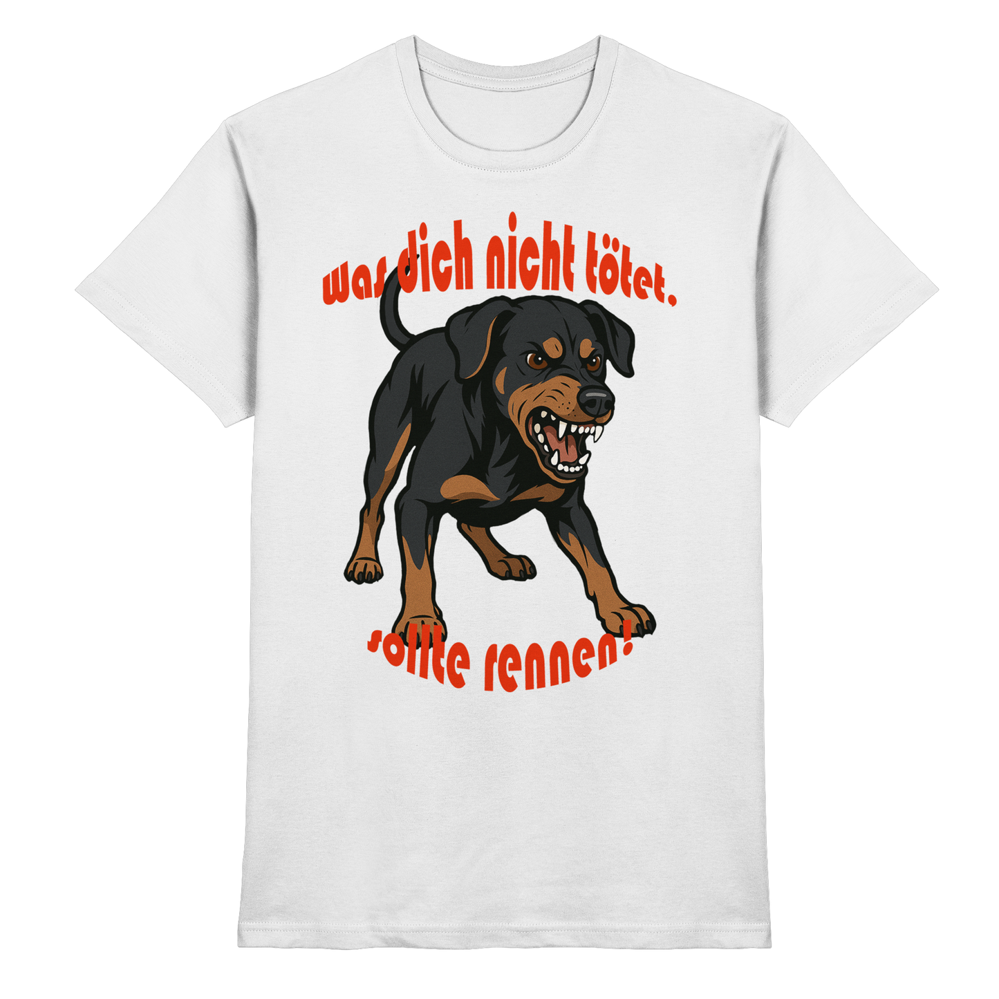 T-Shirt Deutscher Pinscher SR "Was dich nicht tötet" - Premium Shirt